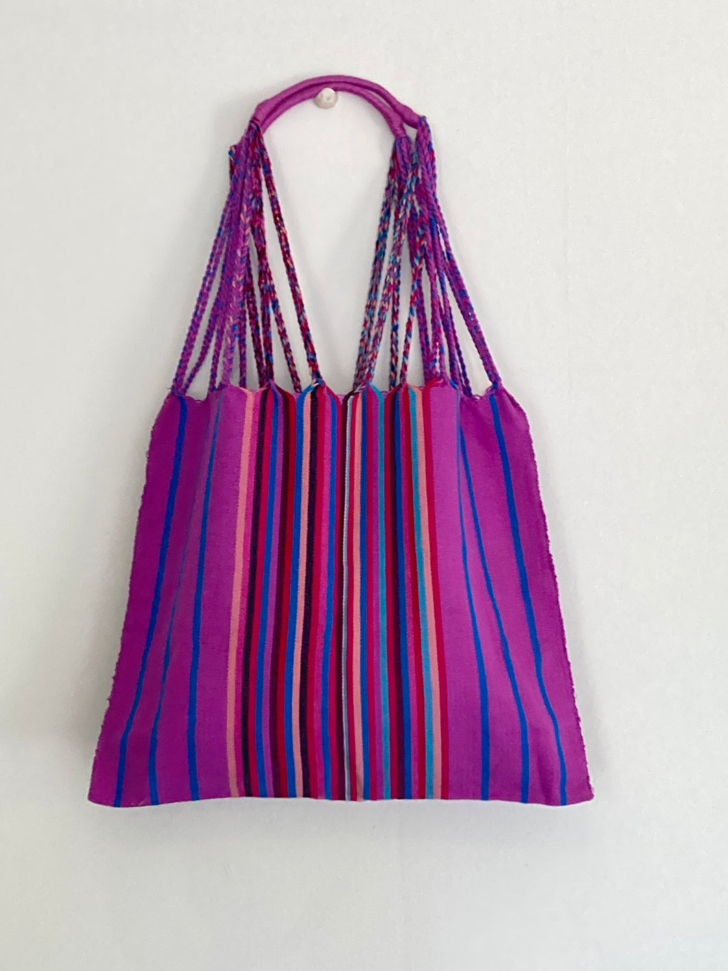 Hammock Tote in Magenta Multicolor